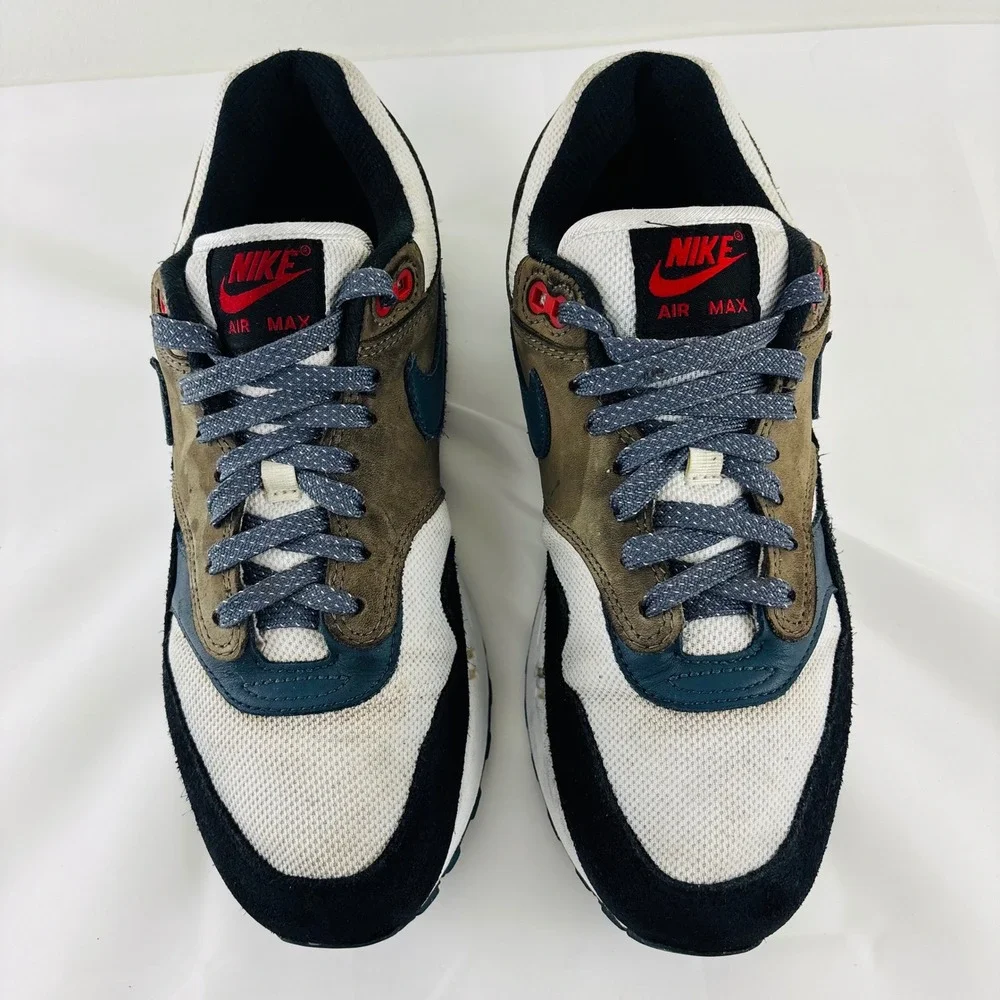 Nike Air Max 1 PRM Escape Treeline‎ Brown Black Sneaker Shoes Men's 8 FJ0698-100